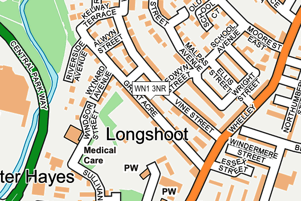 WN1 3NR map - OS OpenMap – Local (Ordnance Survey) WN1 3NR map - OS OpenMap – Local (Ordnance Survey)