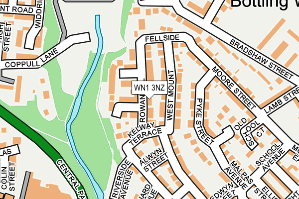 WN1 3NZ map - OS OpenMap – Local (Ordnance Survey) WN1 3NZ map - OS OpenMap – Local (Ordnance Survey)
