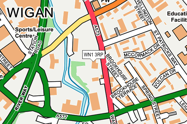 WN1 3RP map - OS OpenMap – Local (Ordnance Survey) WN1 3RP map - OS OpenMap – Local (Ordnance Survey)