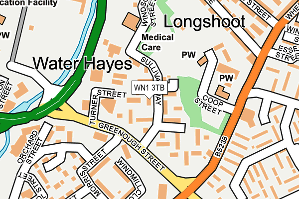 WN1 3TB map - OS OpenMap – Local (Ordnance Survey) WN1 3TB map - OS OpenMap – Local (Ordnance Survey)