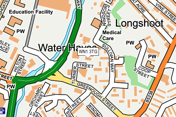 WN1 3TG map - OS OpenMap – Local (Ordnance Survey) WN1 3TG map - OS OpenMap – Local (Ordnance Survey)