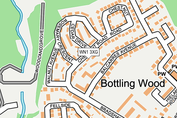WN1 3XG map - OS OpenMap – Local (Ordnance Survey) WN1 3XG map - OS OpenMap – Local (Ordnance Survey)