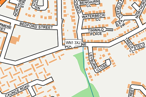 WN1 3XJ map - OS OpenMap – Local (Ordnance Survey) WN1 3XJ map - OS OpenMap – Local (Ordnance Survey)