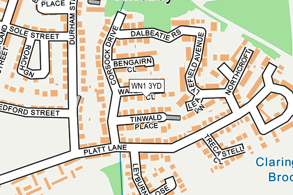 WN1 3YD map - OS OpenMap – Local (Ordnance Survey) WN1 3YD map - OS OpenMap – Local (Ordnance Survey)