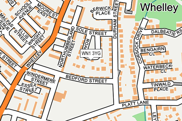 WN1 3YG map - OS OpenMap – Local (Ordnance Survey) WN1 3YG map - OS OpenMap – Local (Ordnance Survey)