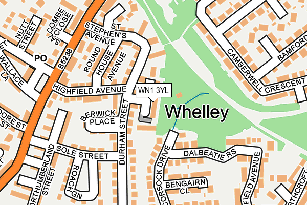 WN1 3YL map - OS OpenMap – Local (Ordnance Survey) WN1 3YL map - OS OpenMap – Local (Ordnance Survey)