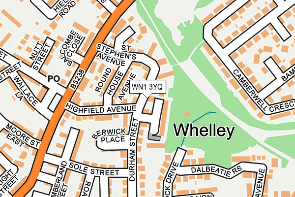 WN1 3YQ map - OS OpenMap – Local (Ordnance Survey) WN1 3YQ map - OS OpenMap – Local (Ordnance Survey)