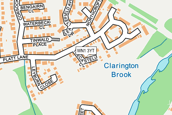 WN1 3YT map - OS OpenMap – Local (Ordnance Survey) WN1 3YT map - OS OpenMap – Local (Ordnance Survey)