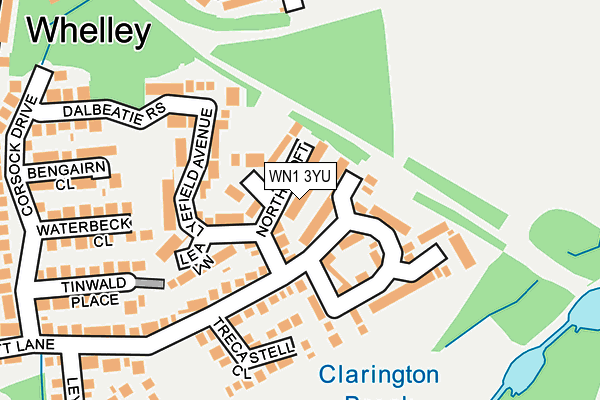 WN1 3YU map - OS OpenMap – Local (Ordnance Survey)