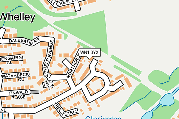 WN1 3YX map - OS OpenMap – Local (Ordnance Survey) WN1 3YX map - OS OpenMap – Local (Ordnance Survey)