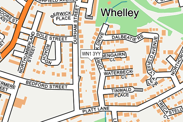 WN1 3YY map - OS OpenMap – Local (Ordnance Survey) WN1 3YY map - OS OpenMap – Local (Ordnance Survey)
