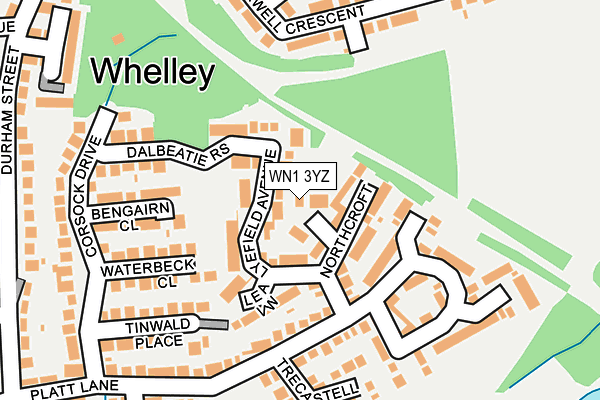WN1 3YZ map - OS OpenMap – Local (Ordnance Survey) WN1 3YZ map - OS OpenMap – Local (Ordnance Survey)