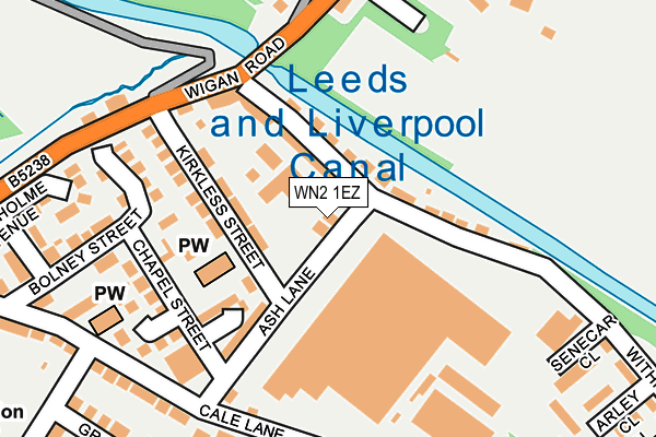 WN2 1EZ map - OS OpenMap – Local (Ordnance Survey) WN2 1EZ map - OS OpenMap – Local (Ordnance Survey)
