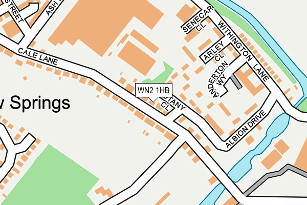 WN2 1HB map - OS OpenMap – Local (Ordnance Survey) WN2 1HB map - OS OpenMap – Local (Ordnance Survey)