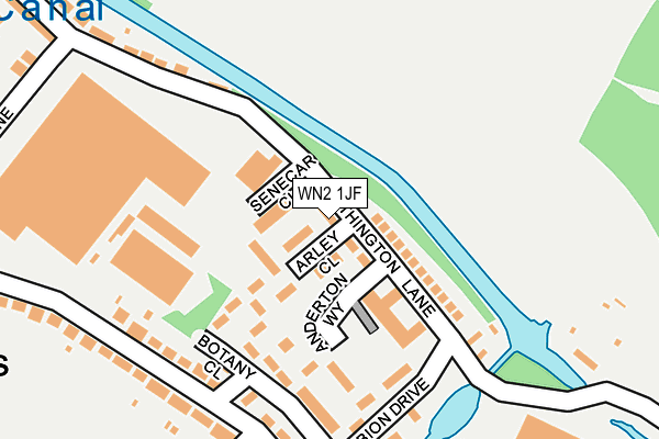 WN2 1JF map - OS OpenMap – Local (Ordnance Survey) WN2 1JF map - OS OpenMap – Local (Ordnance Survey)