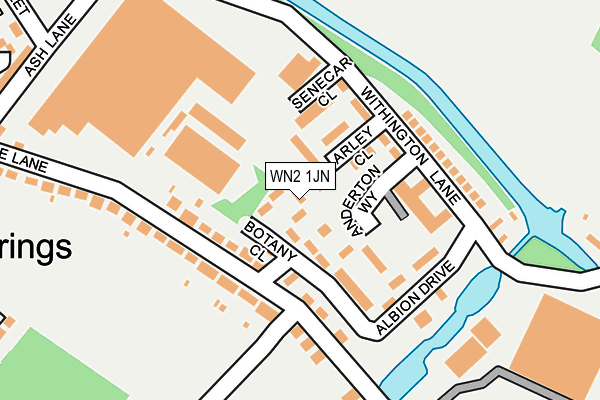 WN2 1JN map - OS OpenMap – Local (Ordnance Survey) WN2 1JN map - OS OpenMap – Local (Ordnance Survey)