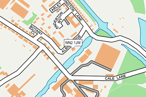 WN2 1JW map - OS OpenMap – Local (Ordnance Survey) WN2 1JW map - OS OpenMap – Local (Ordnance Survey)