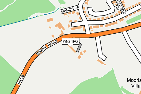 WN2 1PQ map - OS OpenMap – Local (Ordnance Survey) WN2 1PQ map - OS OpenMap – Local (Ordnance Survey)