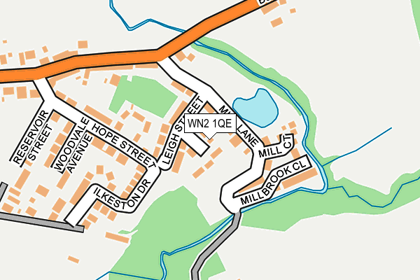 WN2 1QE map - OS OpenMap – Local (Ordnance Survey) WN2 1QE map - OS OpenMap – Local (Ordnance Survey)
