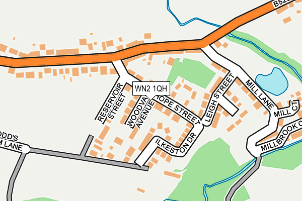WN2 1QH map - OS OpenMap – Local (Ordnance Survey) WN2 1QH map - OS OpenMap – Local (Ordnance Survey)
