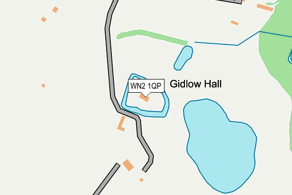 WN2 1QP map - OS OpenMap – Local (Ordnance Survey)