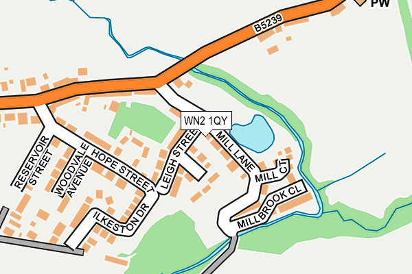 WN2 1QY map - OS OpenMap – Local (Ordnance Survey) WN2 1QY map - OS OpenMap – Local (Ordnance Survey)