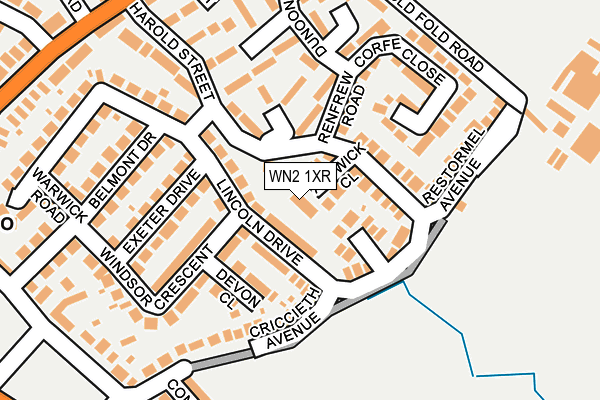 WN2 1XR map - OS OpenMap – Local (Ordnance Survey) WN2 1XR map - OS OpenMap – Local (Ordnance Survey)