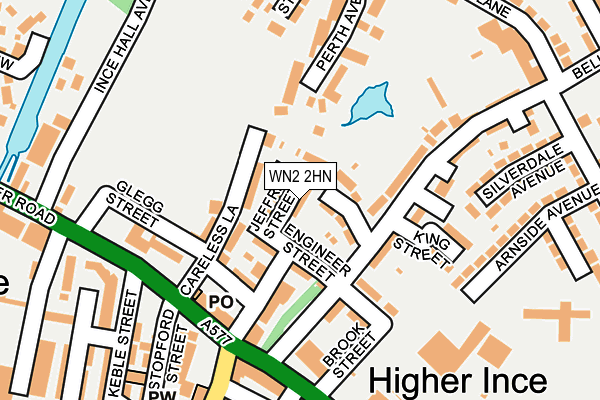 WN2 2HN map - OS OpenMap – Local (Ordnance Survey) WN2 2HN map - OS OpenMap – Local (Ordnance Survey)