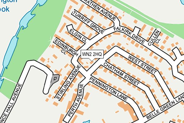 WN2 2HQ map - OS OpenMap – Local (Ordnance Survey) WN2 2HQ map - OS OpenMap – Local (Ordnance Survey)