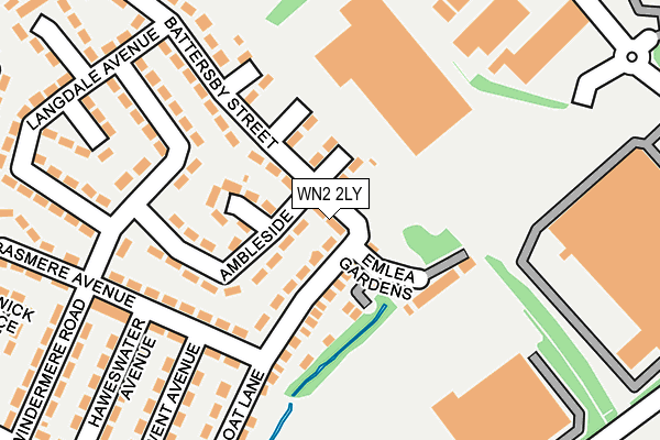 WN2 2LY map - OS OpenMap – Local (Ordnance Survey) WN2 2LY map - OS OpenMap – Local (Ordnance Survey)