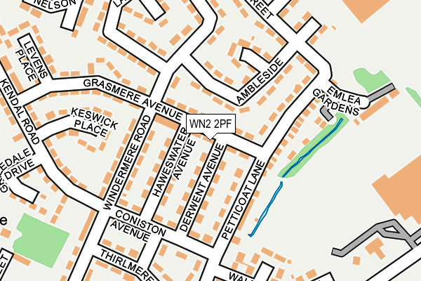 WN2 2PF map - OS OpenMap – Local (Ordnance Survey) WN2 2PF map - OS OpenMap – Local (Ordnance Survey)