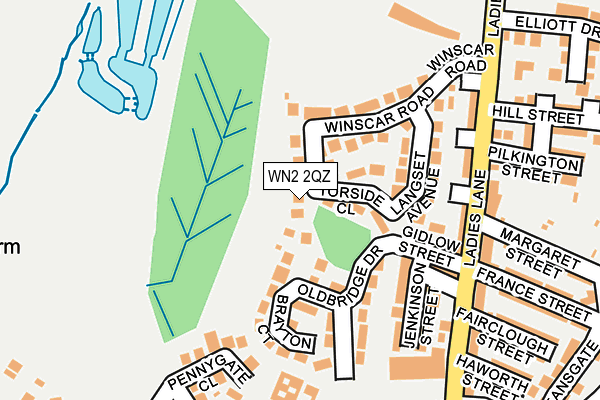 WN2 2QZ map - OS OpenMap – Local (Ordnance Survey) WN2 2QZ map - OS OpenMap – Local (Ordnance Survey)