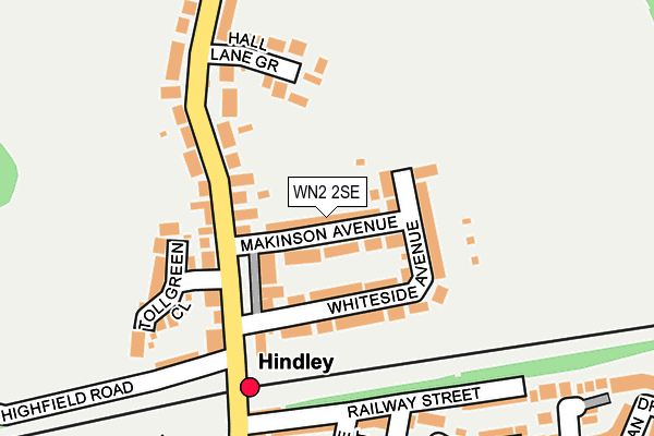 WN2 2SE map - OS OpenMap – Local (Ordnance Survey) WN2 2SE map - OS OpenMap – Local (Ordnance Survey)