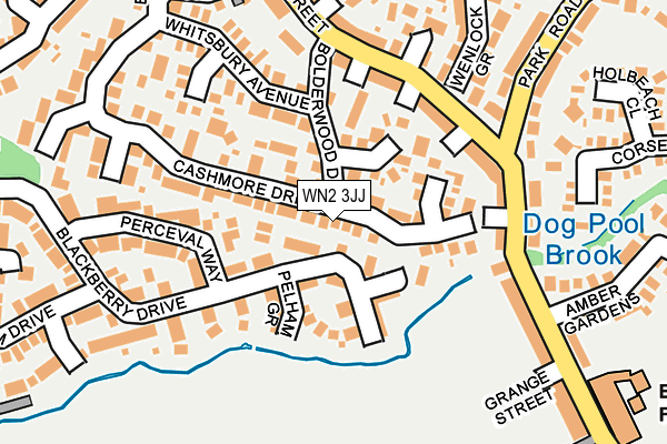 WN2 3JJ map - OS OpenMap – Local (Ordnance Survey) WN2 3JJ map - OS OpenMap – Local (Ordnance Survey)