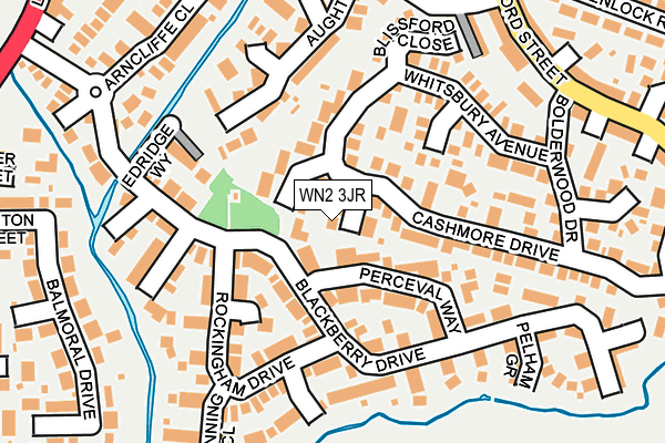 WN2 3JR map - OS OpenMap – Local (Ordnance Survey) WN2 3JR map - OS OpenMap – Local (Ordnance Survey)