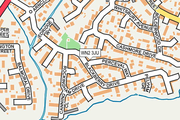 WN2 3JU map - OS OpenMap – Local (Ordnance Survey) WN2 3JU map - OS OpenMap – Local (Ordnance Survey)