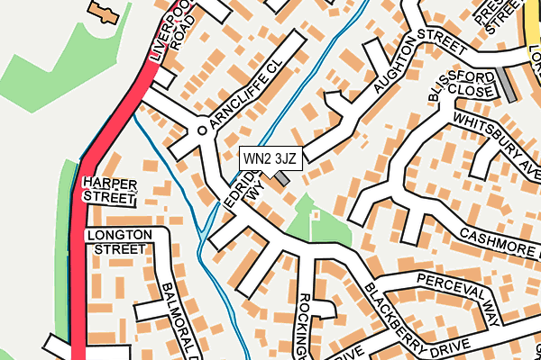 WN2 3JZ map - OS OpenMap – Local (Ordnance Survey) WN2 3JZ map - OS OpenMap – Local (Ordnance Survey)