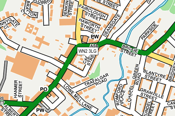 WN2 3LG map - OS OpenMap – Local (Ordnance Survey) WN2 3LG map - OS OpenMap – Local (Ordnance Survey)