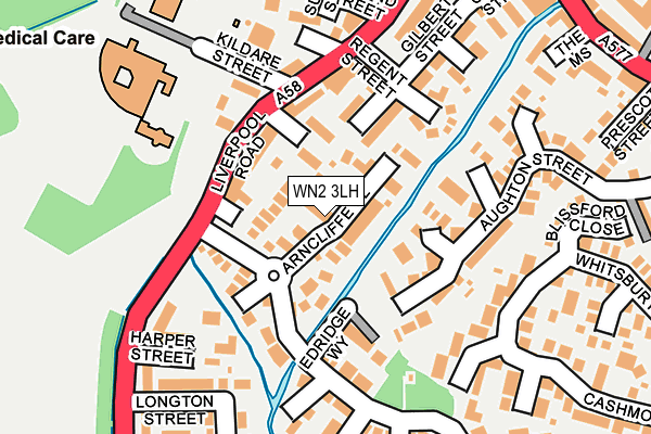 WN2 3LH map - OS OpenMap – Local (Ordnance Survey) WN2 3LH map - OS OpenMap – Local (Ordnance Survey)