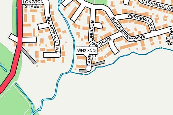 WN2 3NQ map - OS OpenMap – Local (Ordnance Survey)