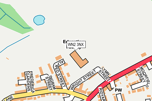 WN2 3NX map - OS OpenMap – Local (Ordnance Survey) WN2 3NX map - OS OpenMap – Local (Ordnance Survey)