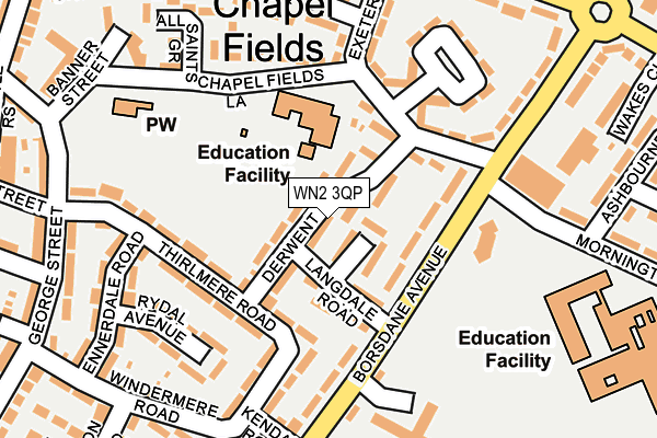 WN2 3QP map - OS OpenMap – Local (Ordnance Survey) WN2 3QP map - OS OpenMap – Local (Ordnance Survey)