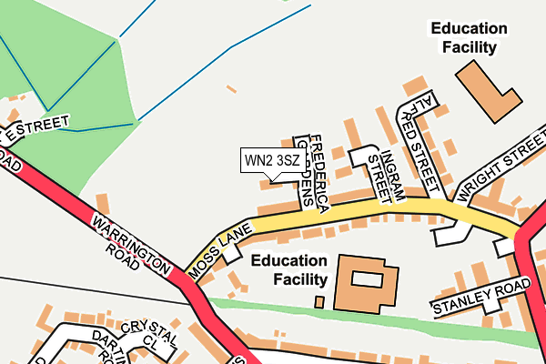 WN2 3SZ map - OS OpenMap – Local (Ordnance Survey) WN2 3SZ map - OS OpenMap – Local (Ordnance Survey)