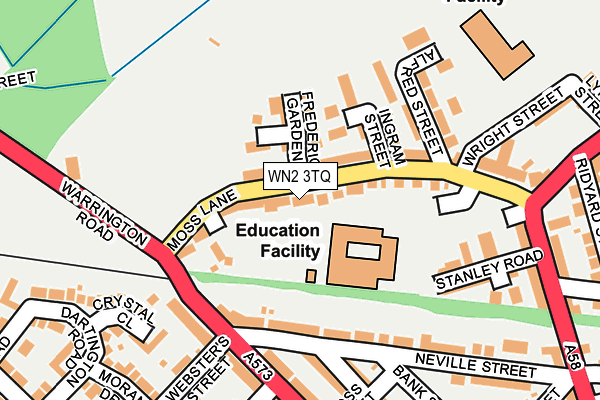 WN2 3TQ map - OS OpenMap – Local (Ordnance Survey) WN2 3TQ map - OS OpenMap – Local (Ordnance Survey)