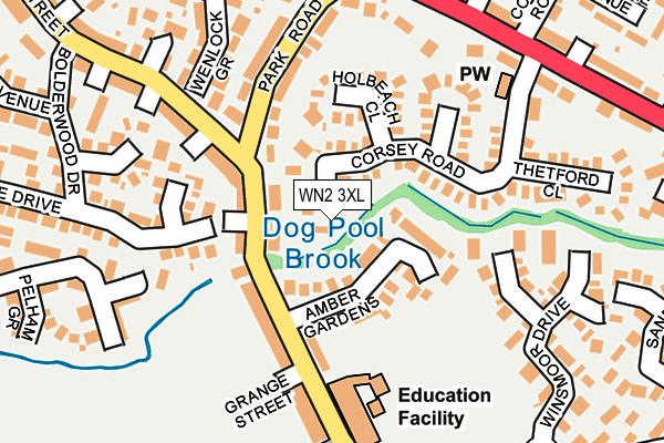 WN2 3XL map - OS OpenMap – Local (Ordnance Survey) WN2 3XL map - OS OpenMap – Local (Ordnance Survey)