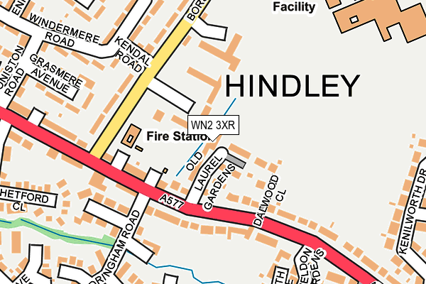 WN2 3XR map - OS OpenMap – Local (Ordnance Survey) WN2 3XR map - OS OpenMap – Local (Ordnance Survey)