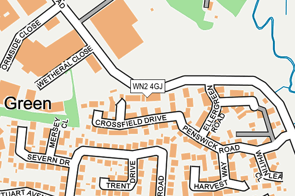 WN2 4GJ map - OS OpenMap – Local (Ordnance Survey) WN2 4GJ map - OS OpenMap – Local (Ordnance Survey)