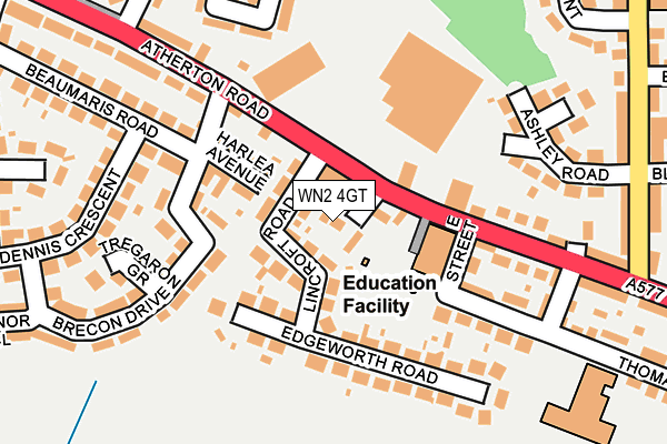 WN2 4GT map - OS OpenMap – Local (Ordnance Survey) WN2 4GT map - OS OpenMap – Local (Ordnance Survey)