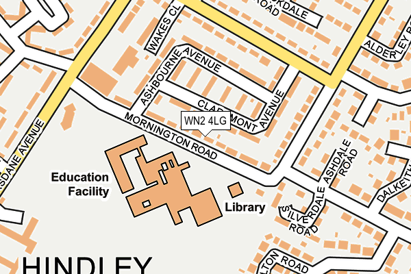 WN2 4LG map - OS OpenMap – Local (Ordnance Survey) WN2 4LG map - OS OpenMap – Local (Ordnance Survey)