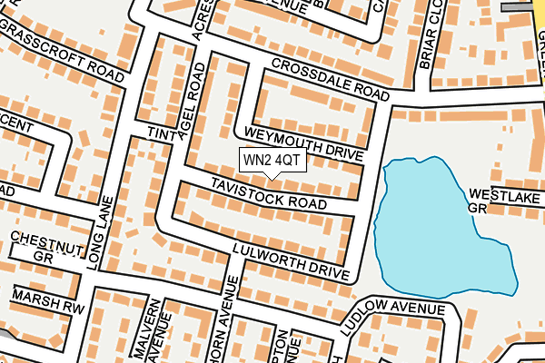 WN2 4QT map - OS OpenMap – Local (Ordnance Survey) WN2 4QT map - OS OpenMap – Local (Ordnance Survey)
